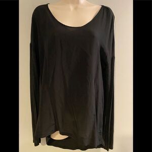 ARITZIA WILFRED SILK FRONT SOFT HIGH LOW TOP S